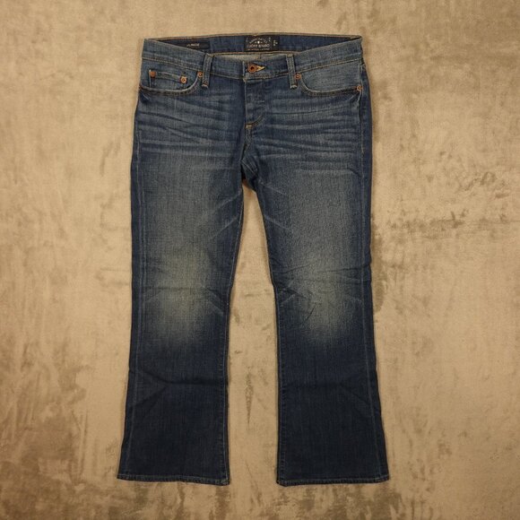 Lucky Brand Jeans Lil Maggie Bootcut Women's Size 8/29 Blue Denim Low Rise - Picture 1 of 13